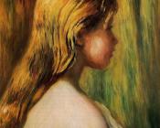 皮埃尔 奥古斯特 雷诺阿 : Head of a Young Girl